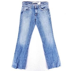 GAP Jeans Denim Cotton Womens SZ 6 Blue Straight Stretch VTG Low Rise 90s Slim